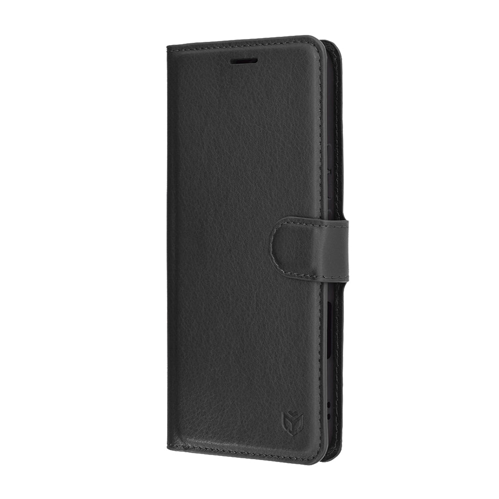 Deksel for Honor 400 Lite, Techsuit, Leather Folio, Svart