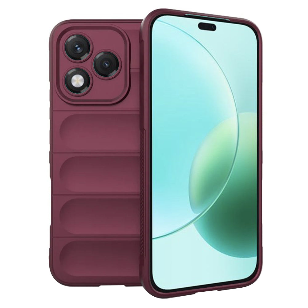Deksel til Honor 400 Lite, Techsuit, Magic Shield, Burgunder