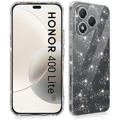 Deksel til Honor 400 Lite, Techsuit, SparkleSkin, Transparent