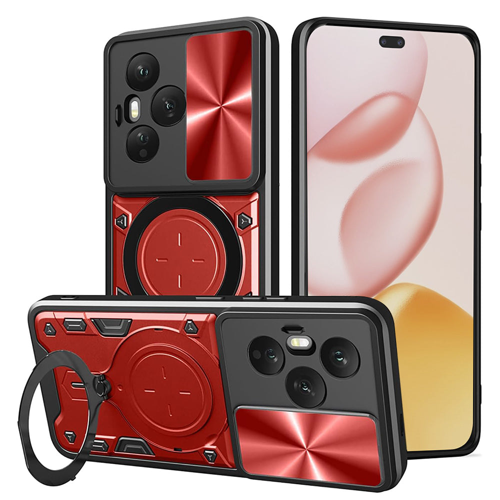 Deksel til Honor 400 Pro, Techsuit, CamGuard Pro, Rød