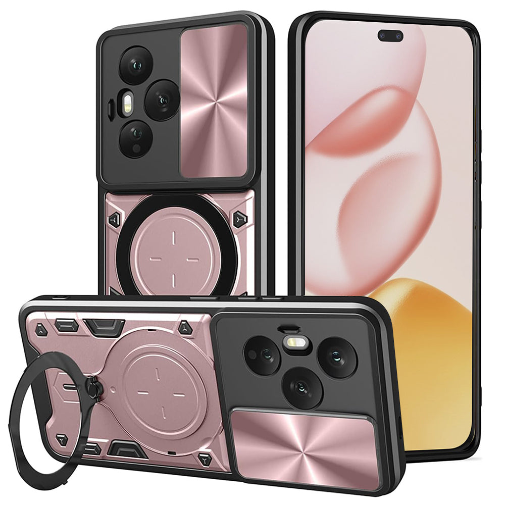 Deksel til Honor 400 Pro, Techsuit, CamGuard Pro, Rosa Gull