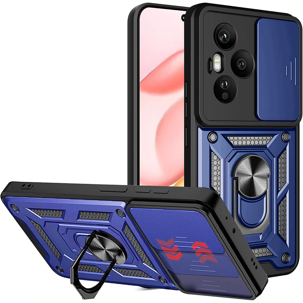Deksel til Honor 400 Pro, Techsuit, CamShield, Blå