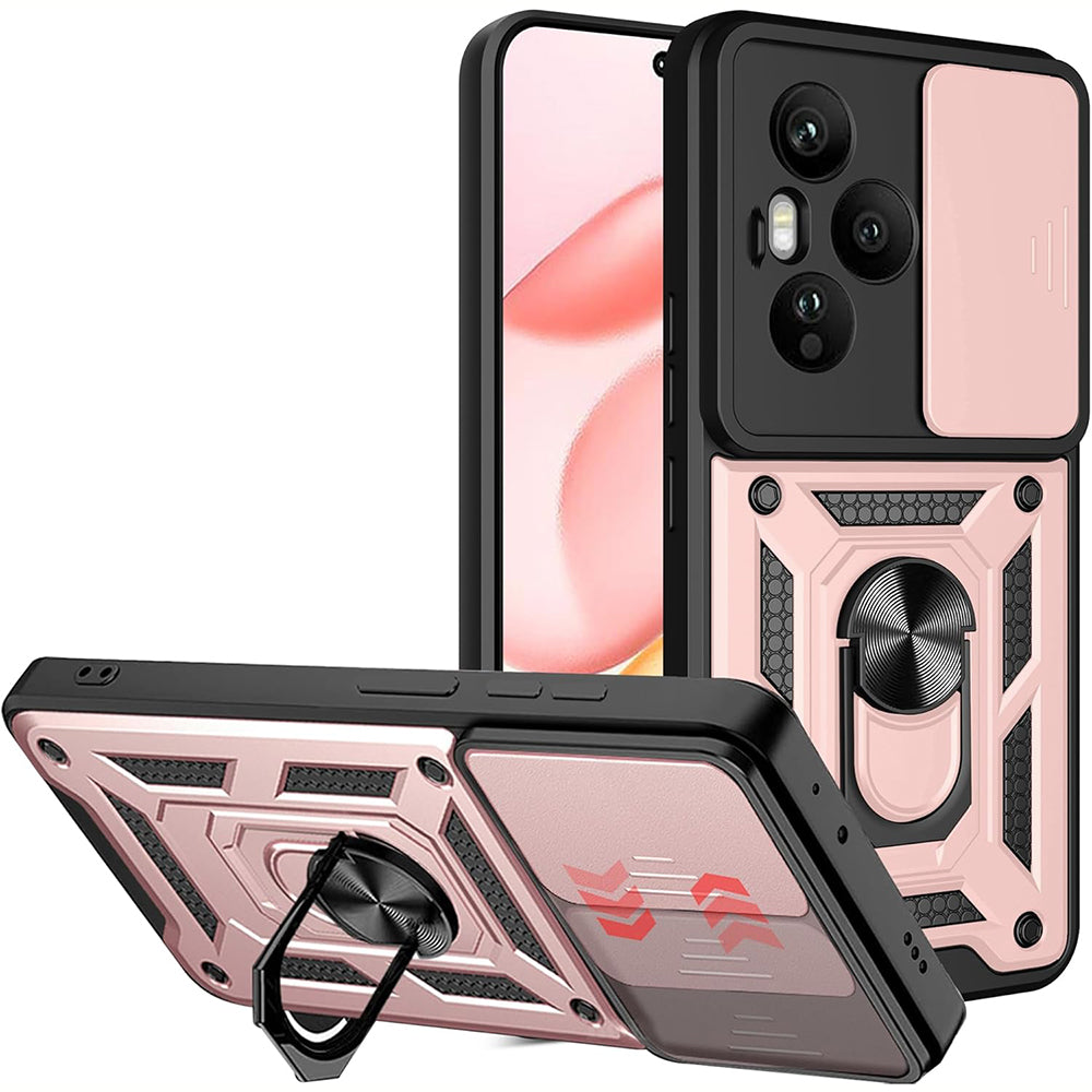 Deksel til Honor 400 Pro, Techsuit, CamShield, Rosa