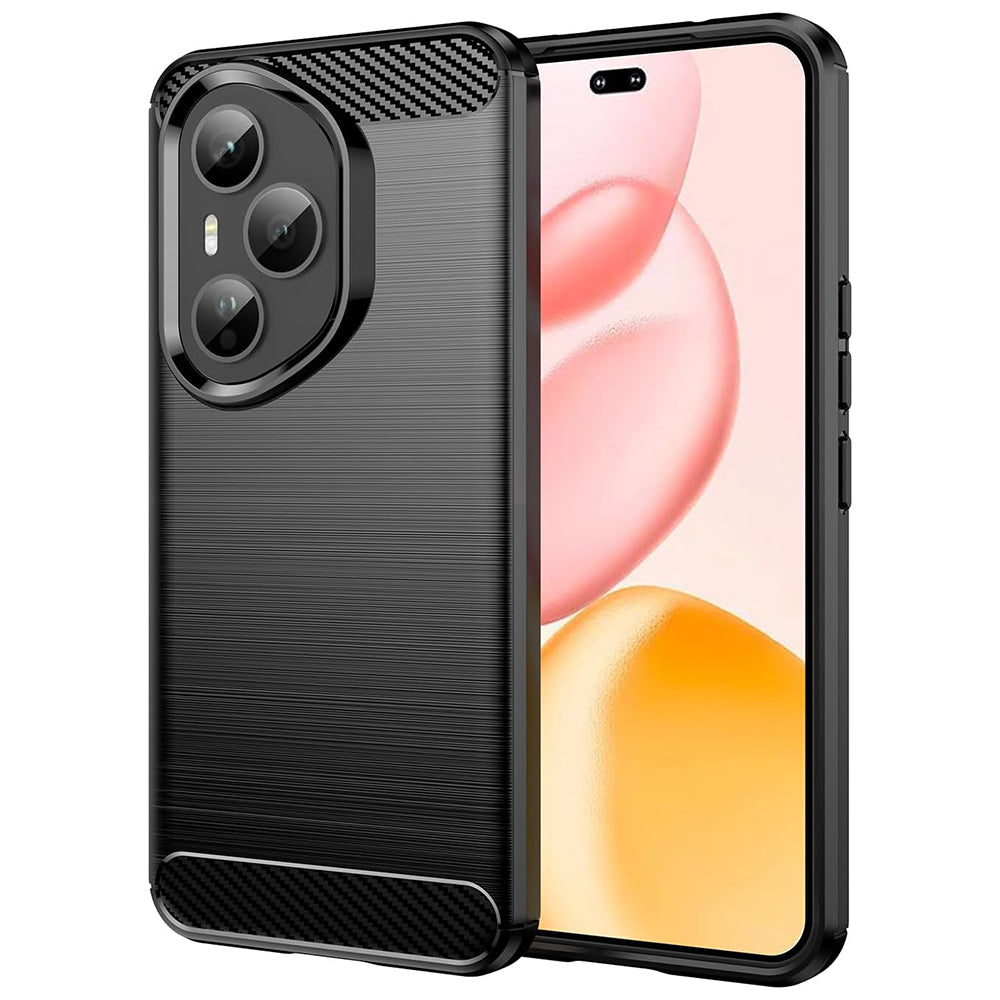 Deksel til Honor 400 Pro, Techsuit, Karbon, Svart