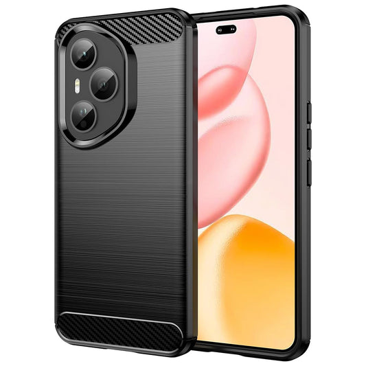 Deksel til Honor 400 Pro, Techsuit, Karbon, Svart
