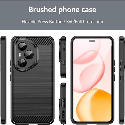 Deksel til Honor 400 Pro, Techsuit, Karbon, Svart