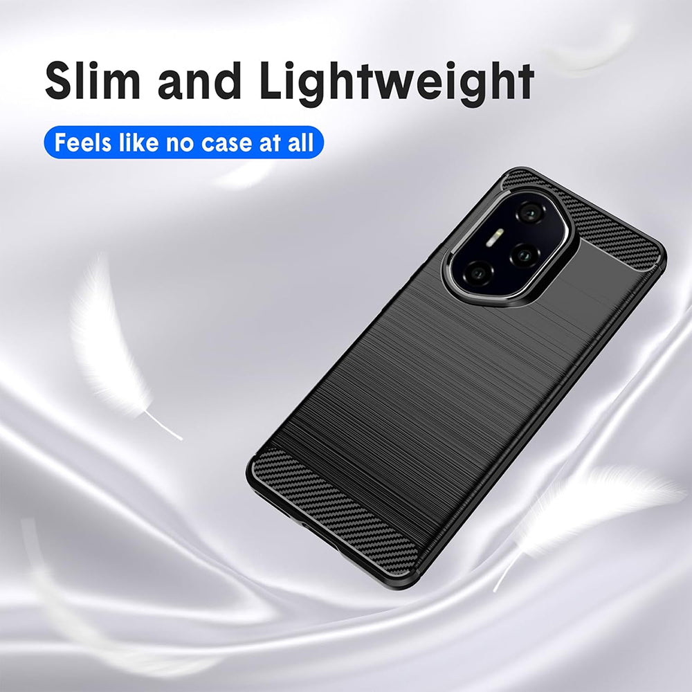 Deksel til Honor 400 Pro, Techsuit, Karbon, Svart