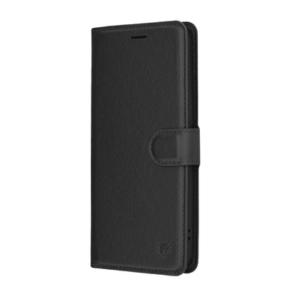 Deksel for Honor 400 Pro, Techsuit, Leather Folio, Svart