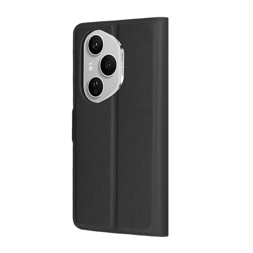 Deksel for Honor 400 Pro, Techsuit, Leather Folio, Svart