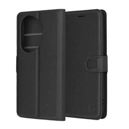 Deksel for Honor 400 Pro, Techsuit, Leather Folio, Svart