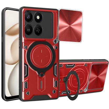 Deksel for Honor 400 Smart 4G / X7d 4G / 400 Smart 5G, Techsuit, CamGuard Pro, Rød