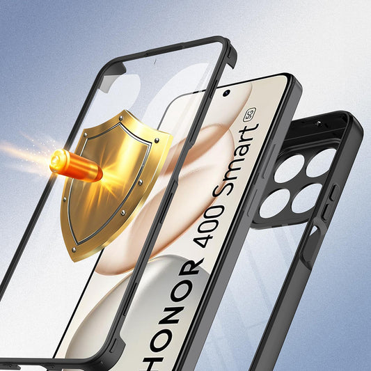 Deksel for Honor 400 Smart 4G / X7d 4G / 400 Smart 5G, Techsuit, ColorVerse 360, Svart