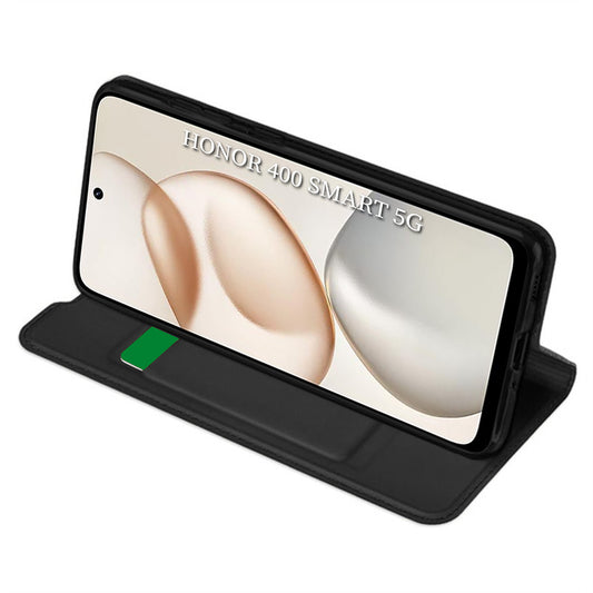 Deksel for Honor 400 Smart 4G / X7d 4G / 400 Smart 5G, Techsuit, Magskin Book, Svart