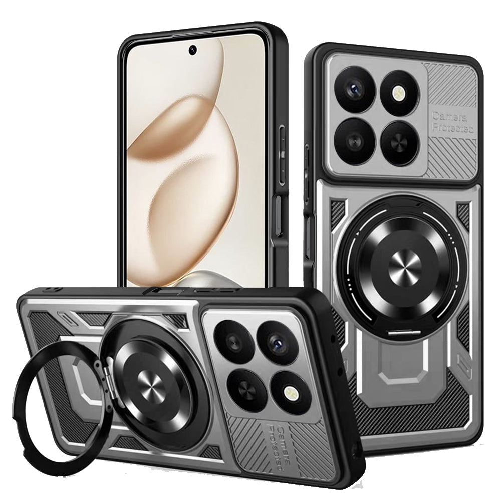 Deksel for Honor 400 Smart 4G / X7d 4G / 400 Smart 5G, Techsuit, RuggedCam, Grå