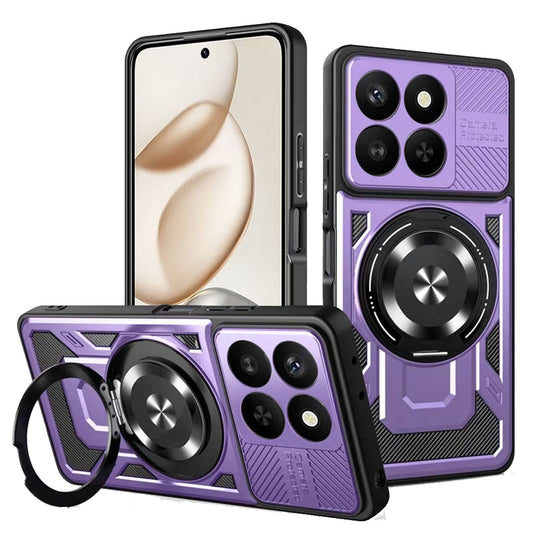 Deksel for Honor 400 Smart 4G / X7d 4G / 400 Smart 5G, Techsuit, RuggedCam, Lilla