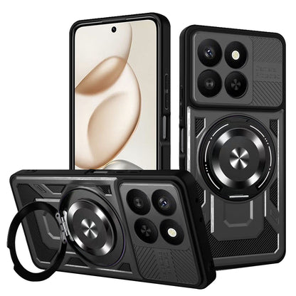 Deksel for Honor 400 Smart 4G / X7d 4G / 400 Smart 5G, Techsuit, RuggedCam, Svart