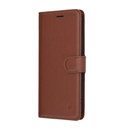 Deksel til Honor 400, Techsuit, Leather Folio, Brun