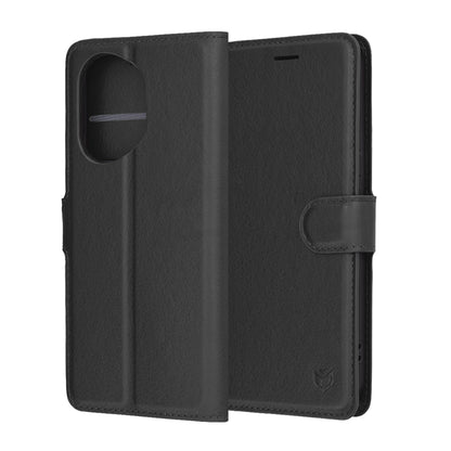 Deksel for Honor 400, Techsuit, Leather Folio, Svart