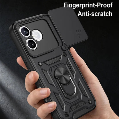 Deksel for Honor 600 Lite, OEM, CamShield, Svart