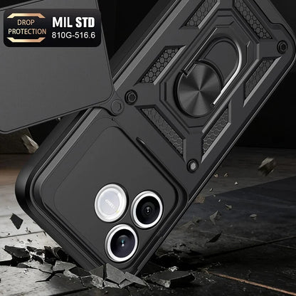 Deksel for Honor 600 Lite, OEM, CamShield, Svart