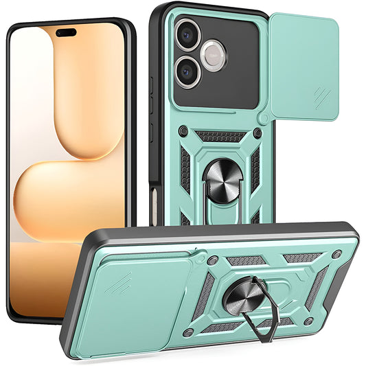 Deksel for Honor 600 Lite, Techsuit, CamShield, Grønn