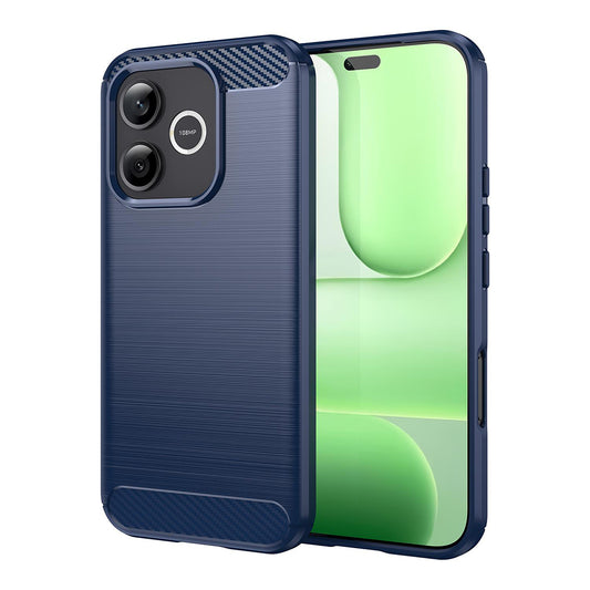 Deksel for Honor 600 Lite, Techsuit, Karbon, Blå