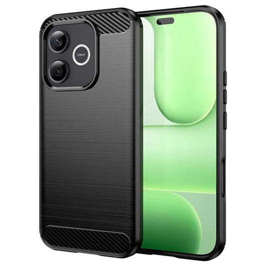 Deksel for Honor 600 Lite, Techsuit, Karbon, Svart