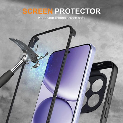 Deksel for Honor 600 Lite, Techsuit, ColorVerse 360, Svart