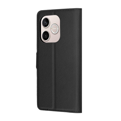 Deksel for Honor 600 Lite, Techsuit, Leather Folio, Svart