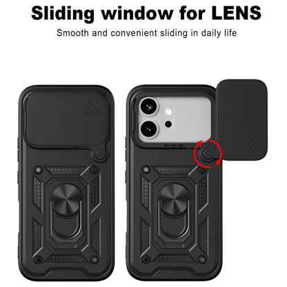 Deksel til Honor 600 Pro / 600, Techsuit, CamShield, Blå