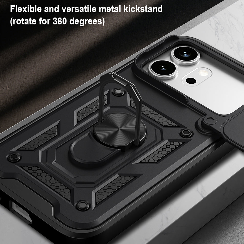 Deksel til Honor 600 Pro / 600, Techsuit, CamShield, Blå