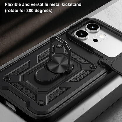 Deksel til Honor 600 Pro / 600, Techsuit, CamShield, Blå