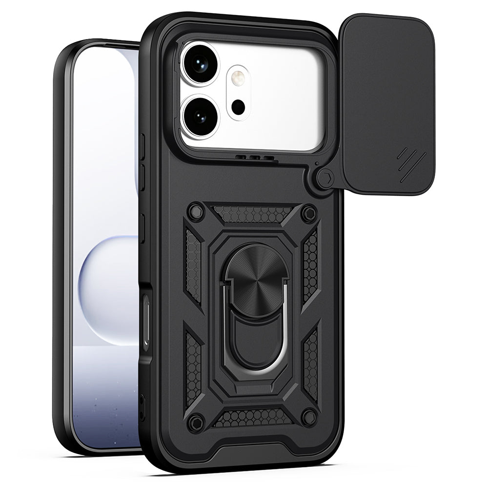 Deksel for Honor 600 Pro / 600, Techsuit, CamShield, Svart