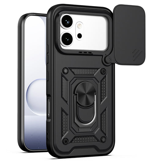 Deksel for Honor 600 Pro / 600, Techsuit, CamShield, Svart