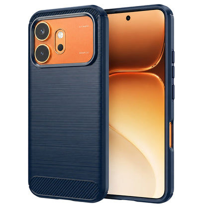 Deksel for Honor 600 Pro / 600, Techsuit, Karbon, Blå