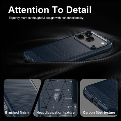 Deksel for Honor 600 Pro / 600, Techsuit, Karbon, Blå
