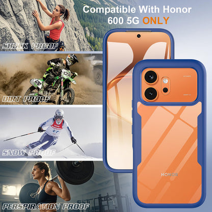 Deksel for Honor 600 Pro / 600, Techsuit, ColorVerse 360, Blå