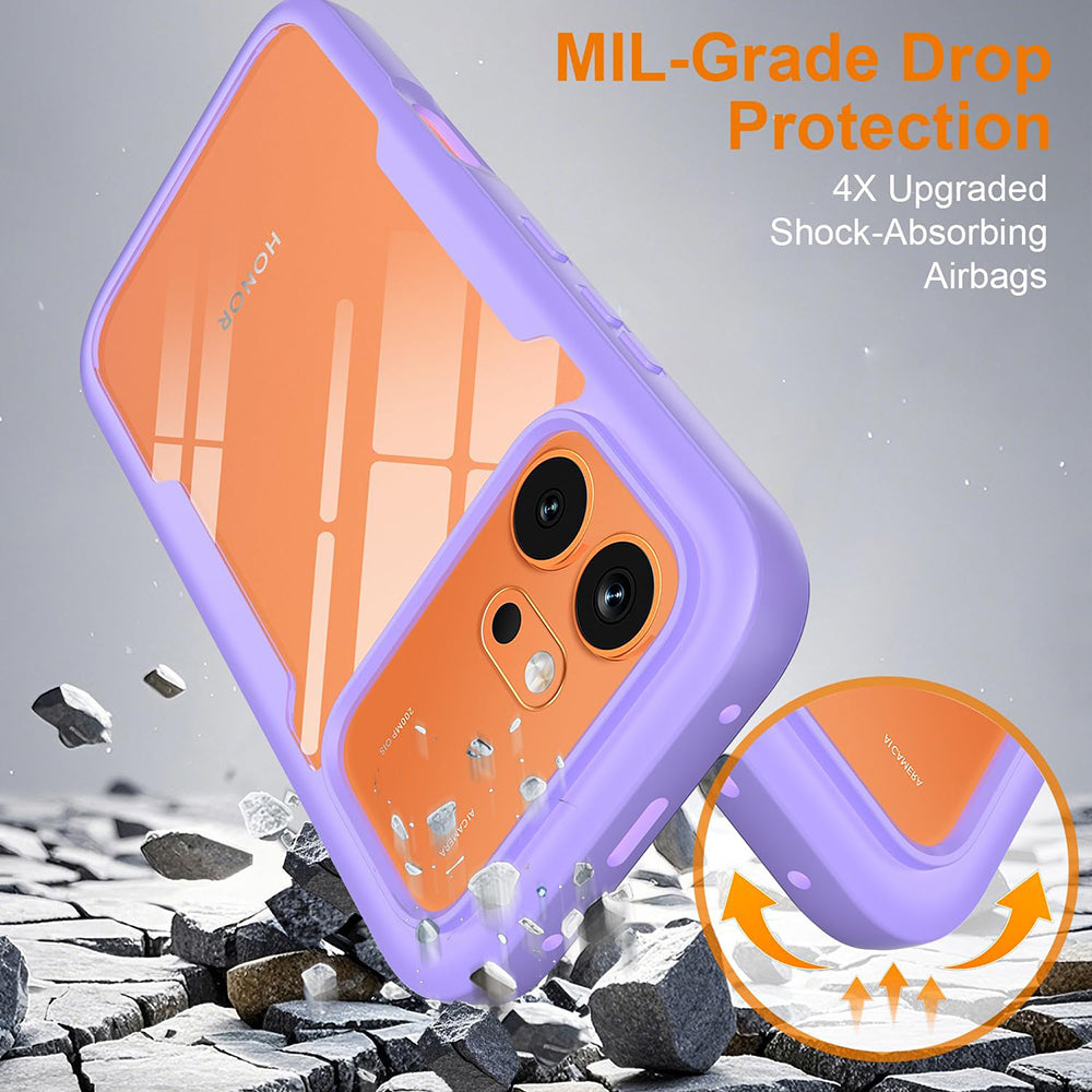 Deksel for Honor 600 Pro / 600, Techsuit, ColorVerse 360, Lilla