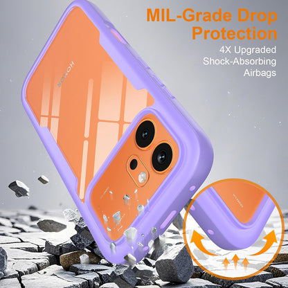 Deksel for Honor 600 Pro / 600, Techsuit, ColorVerse 360, Lilla