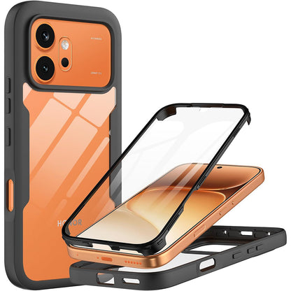 Deksel for Honor 600 Pro / 600, Techsuit, ColorVerse 360, Svart