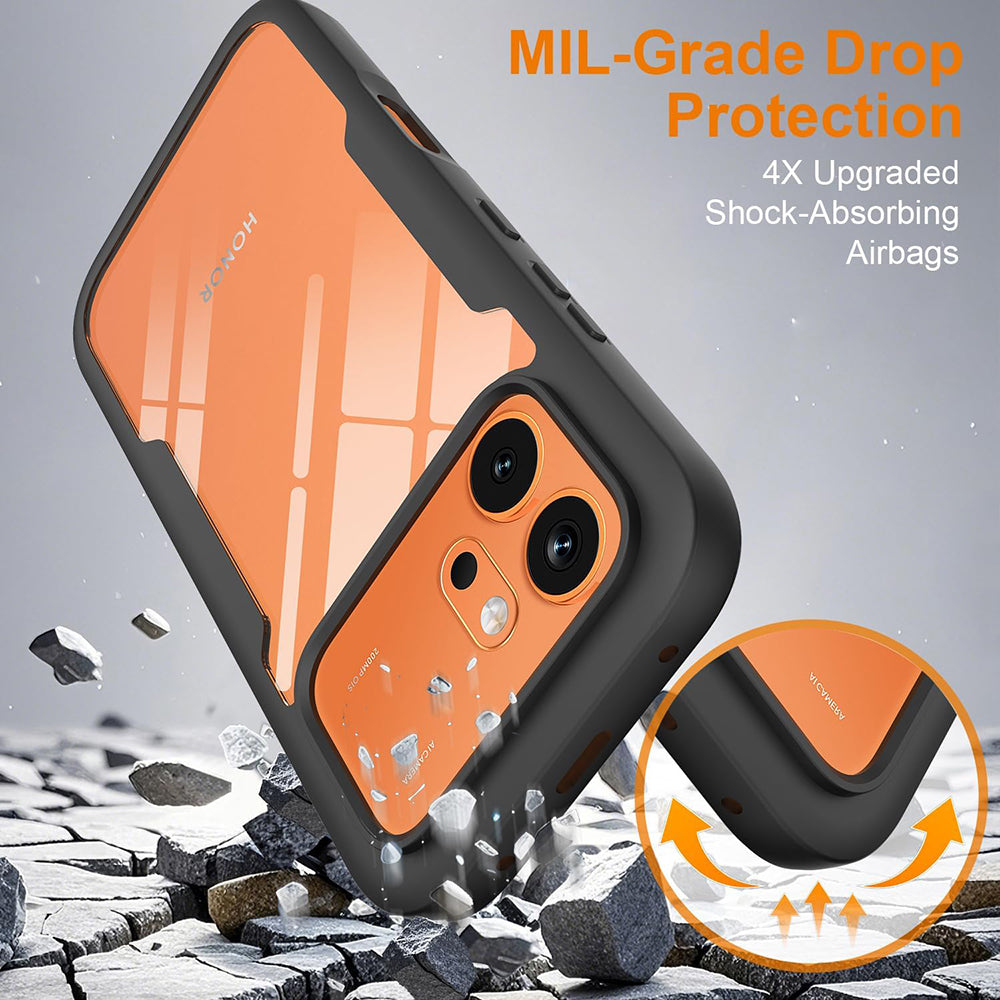 Deksel for Honor 600 Pro / 600, Techsuit, ColorVerse 360, Svart