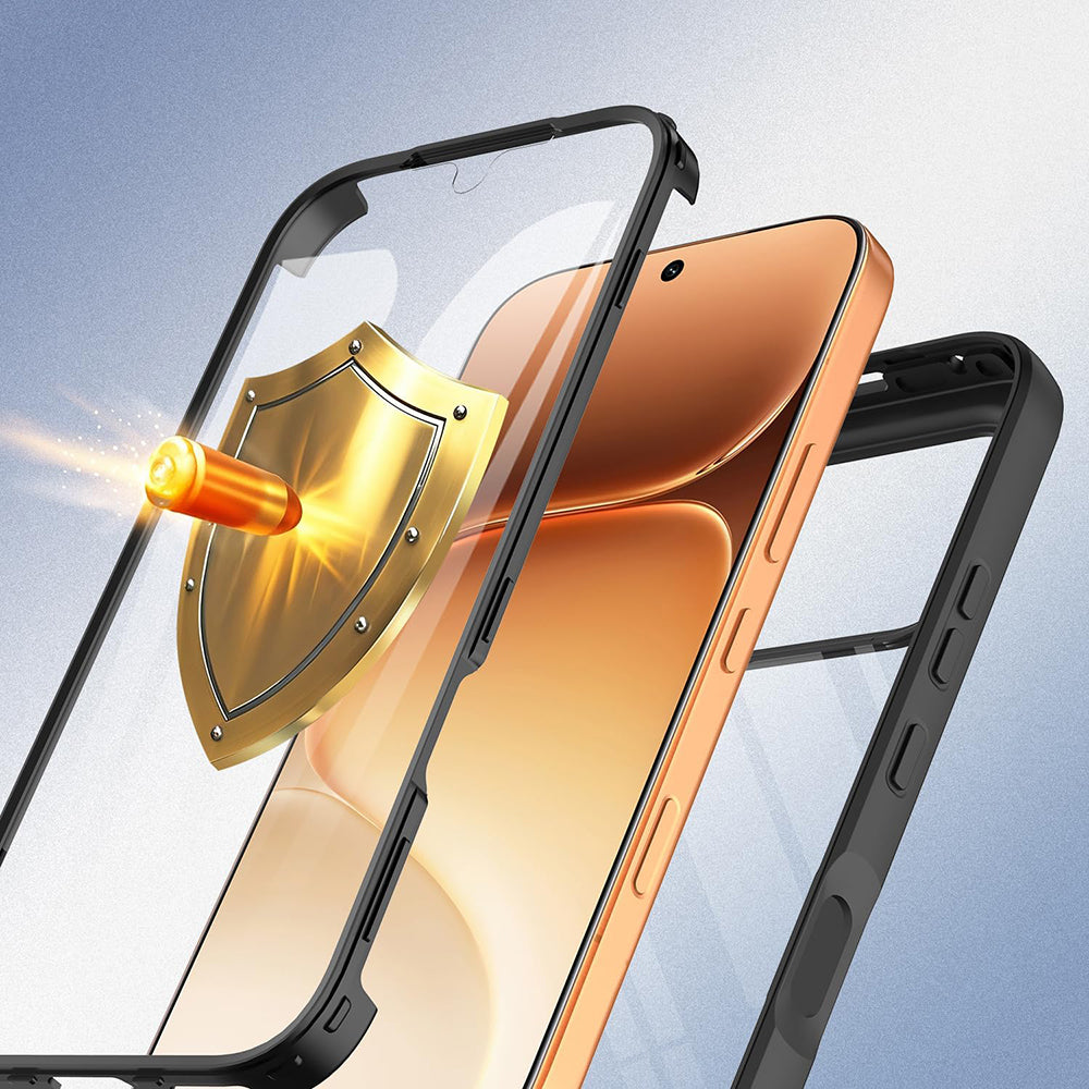 Deksel for Honor 600 Pro / 600, Techsuit, ColorVerse 360, Svart