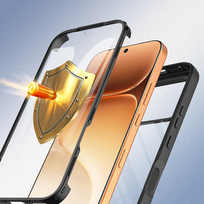 Deksel for Honor 600 Pro / 600, Techsuit, ColorVerse 360, Svart