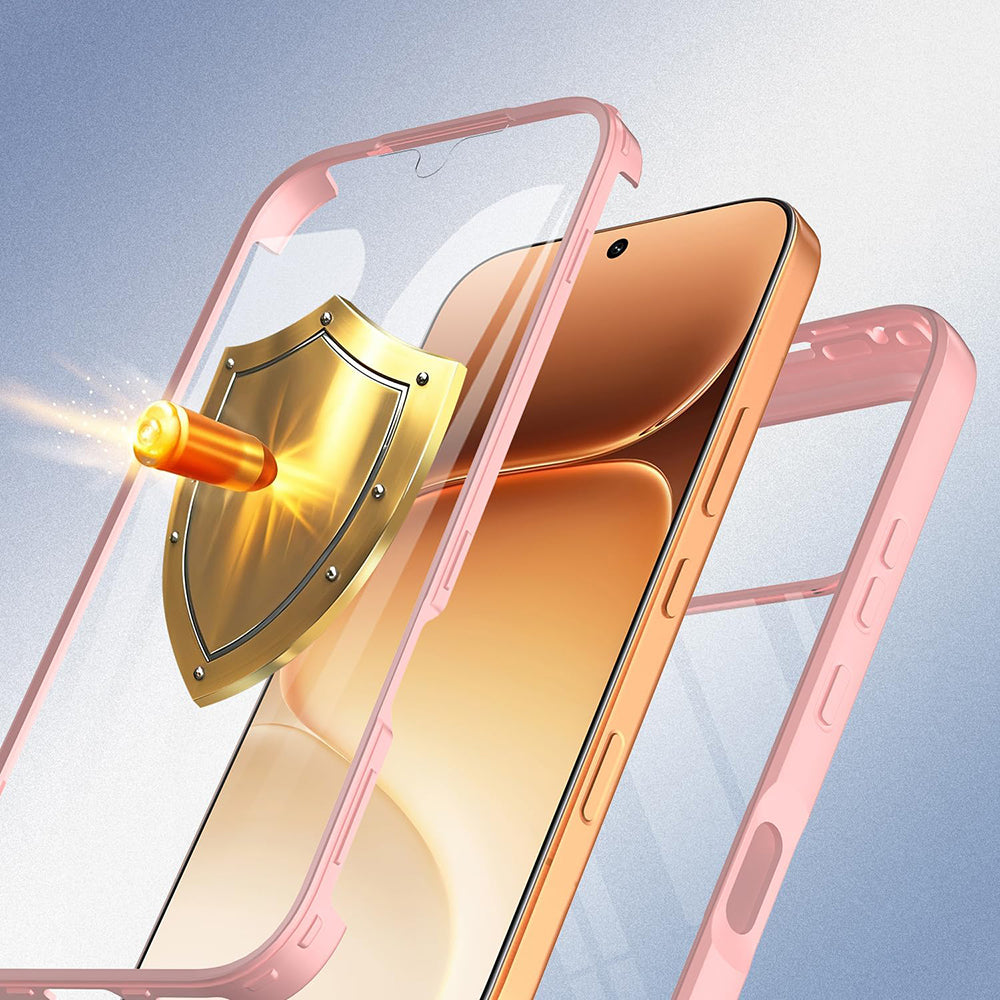 Deksel for Honor 600 Pro / 600, Techsuit, ColorVerse 360, Rosa