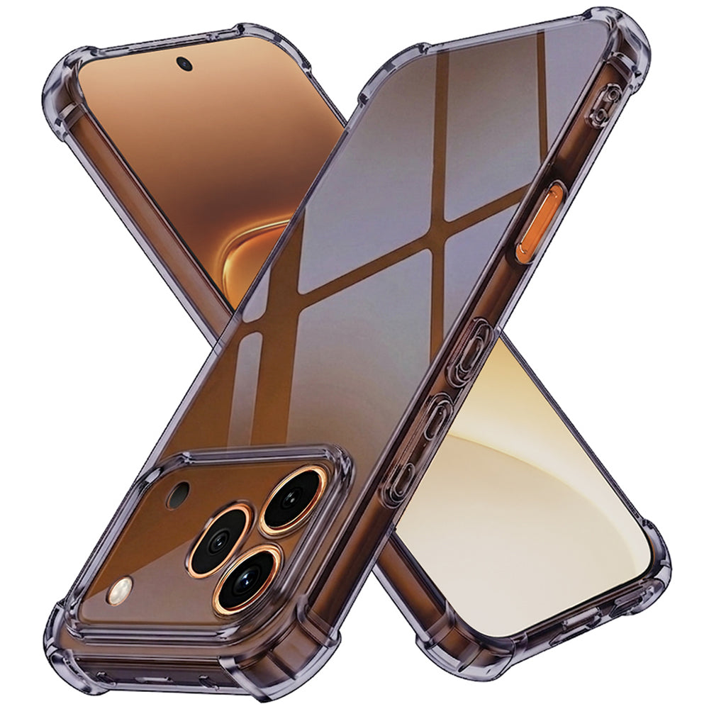 Deksel til Honor 600 Pro, Techsuit, Støtsikker Klar, Røykfarget