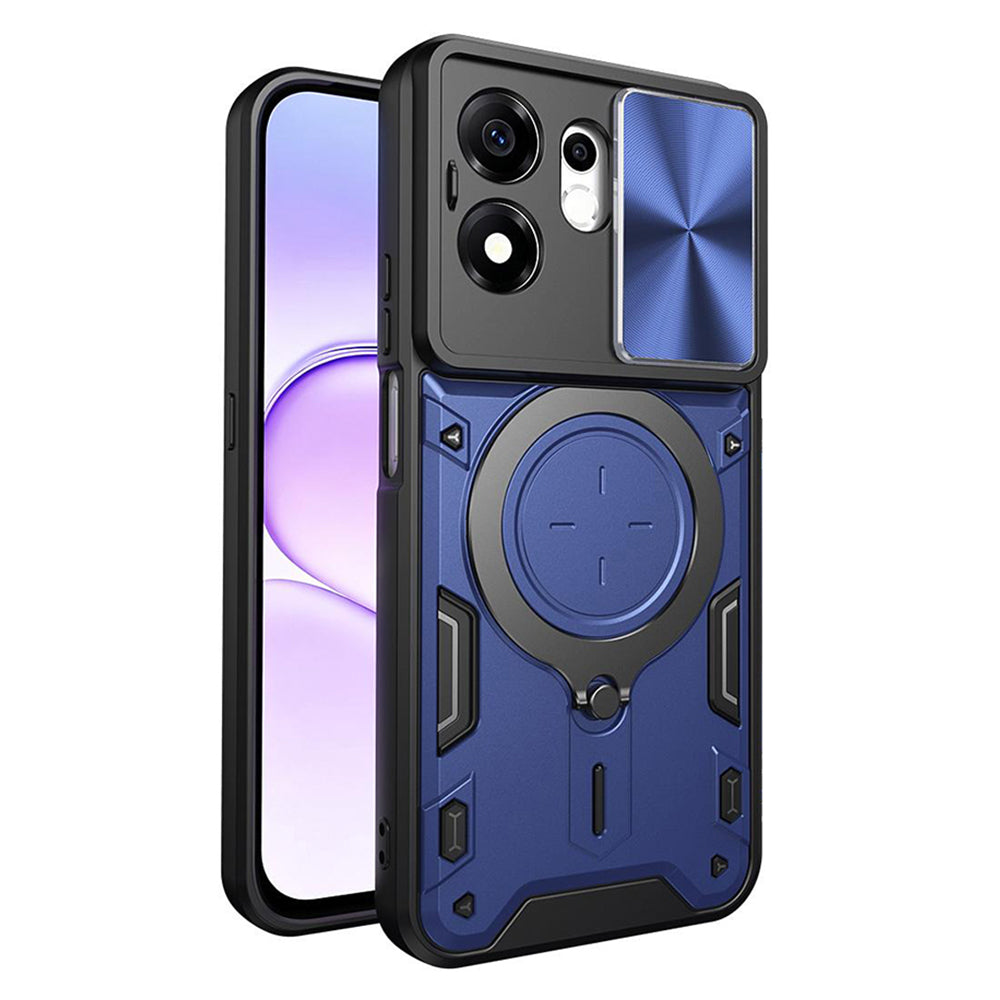 Deksel for Honor 600 Smart, Techsuit, CamGuard Pro, Blå