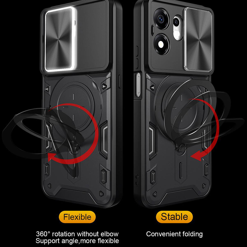 Deksel for Honor 600 Smart, Techsuit, CamGuard Pro, Blå
