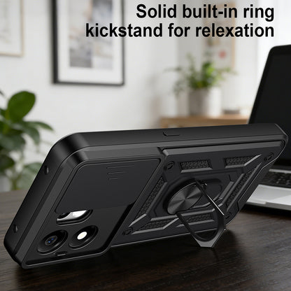 Deksel til Honor 600 Smart, Techsuit, CamShield, Gullfarget