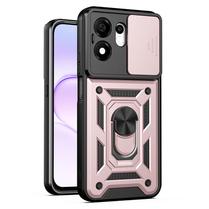 Deksel til Honor 600 Smart, Techsuit, CamShield, Rosa Gull