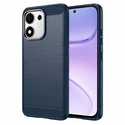Deksel til Honor 600 Smart, Techsuit, Karbon, Blå
